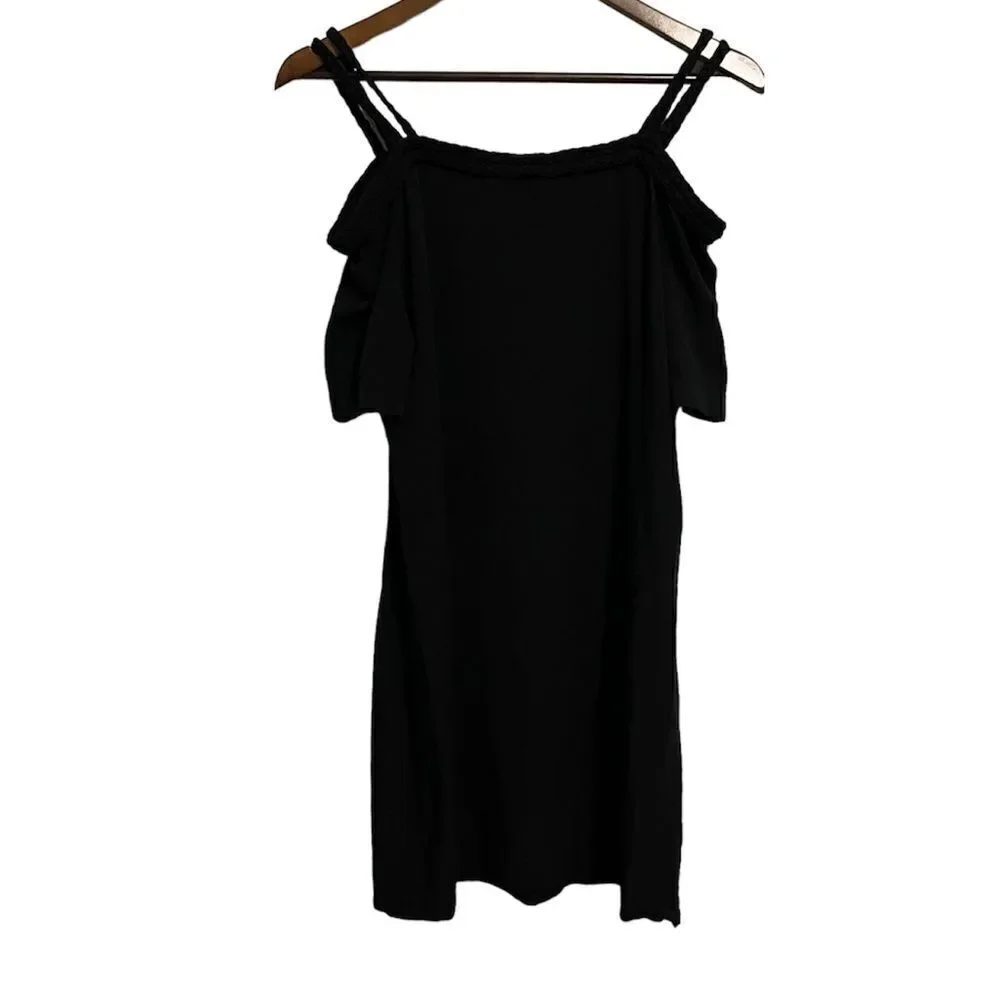 Nikkie Black Off the Shoulder European Designer Dress